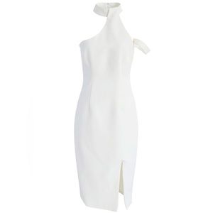 Finders Keepers Halter Neck Little White Dress - Small